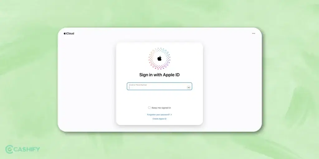 iCloud - step -1