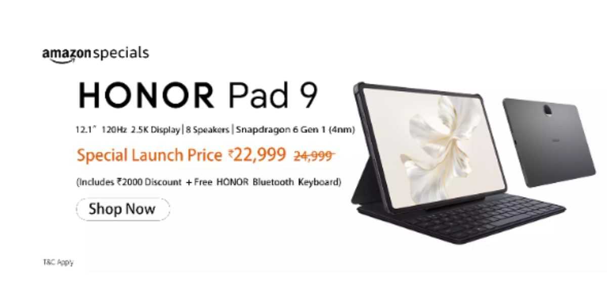 Honor Pad 9 Is On Sale For The First Time After Launch, Check Price