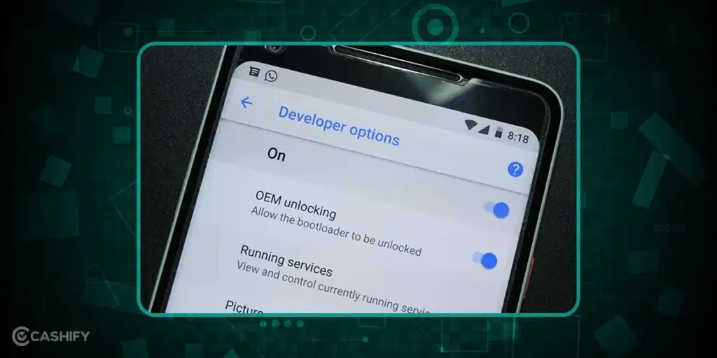 OEM Unlocking in developer settings on Android