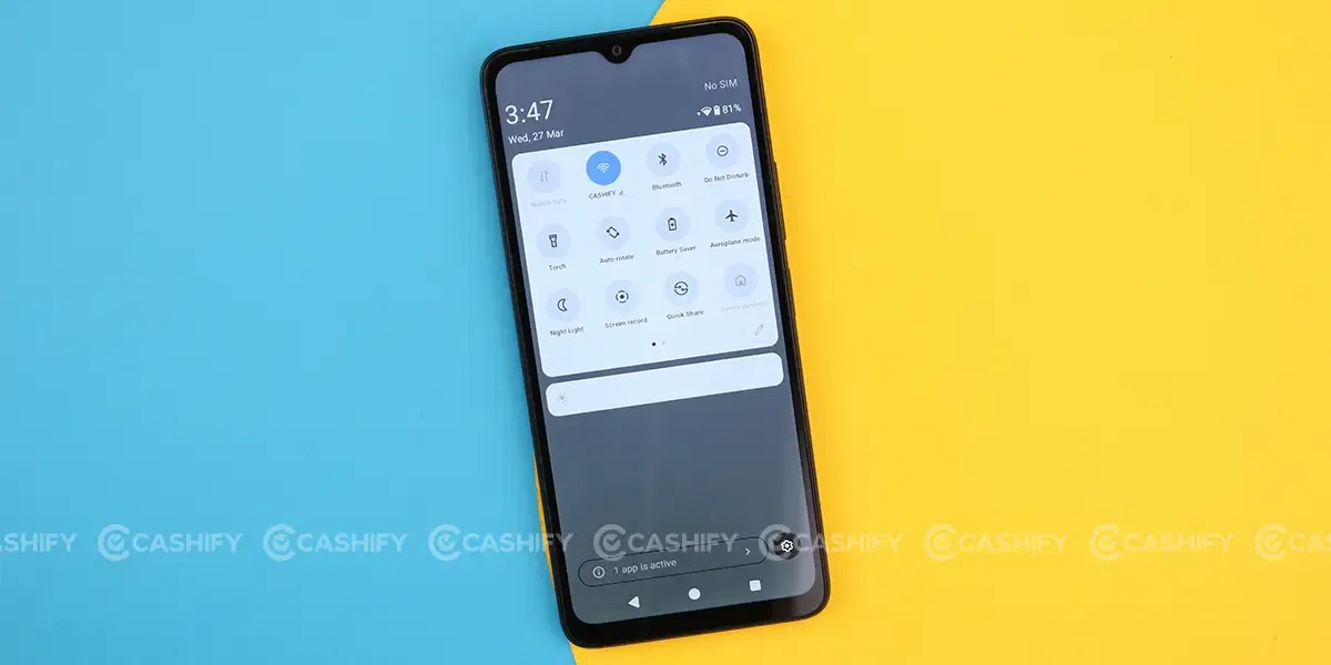Poco C61 Quick Settings