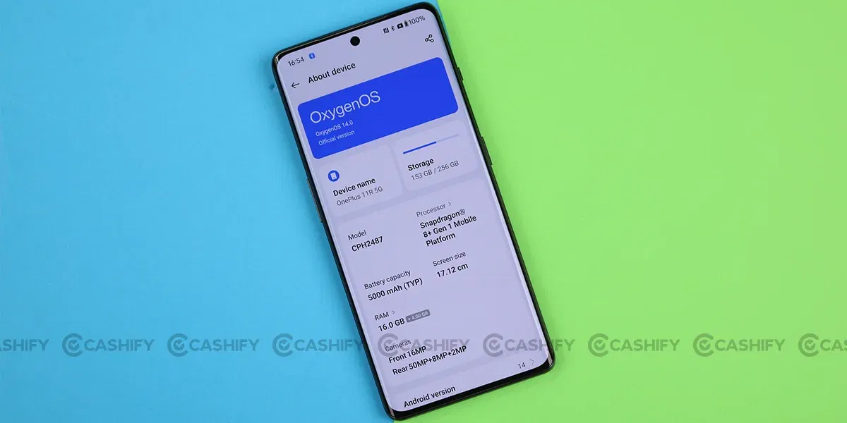OnePlus 11R Oxygen OS 14