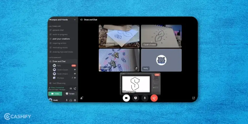 Video calls on discord