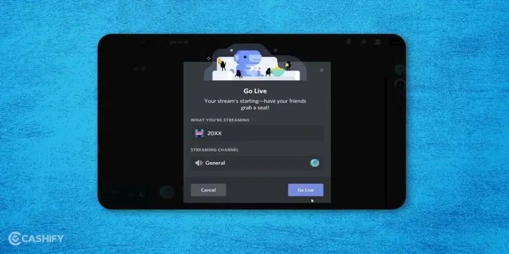 Go Live with discord