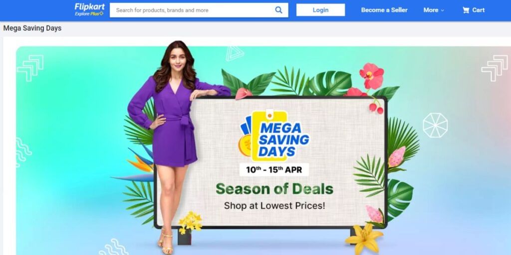 Mega Saving Days sale