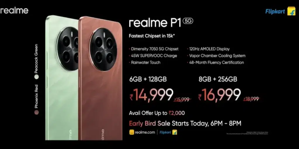 Realme P1 5G Price In India