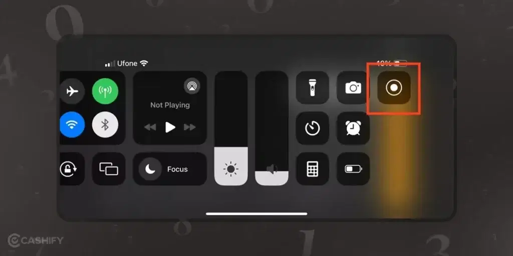 screen record on iPhone