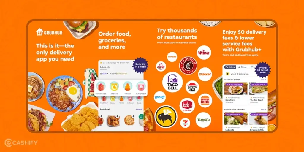 Grubhub - best food delivery apps