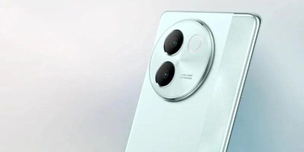 Vivo V30e silk Blue