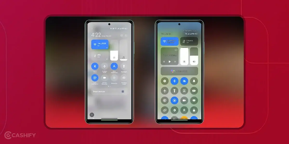 Xiaomi HyperOS Vs MiUI 14 notification panel