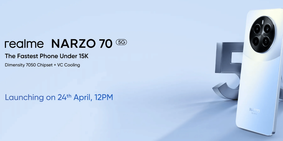 Realme Narzo 70 Launch Date Revealed, Will Launch At This Price