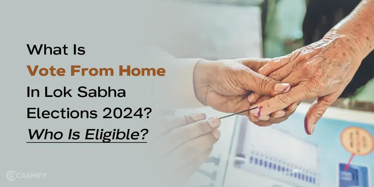 What Is Vote From Home In Lok Sabha Elections 2024? Who Is Eligible?