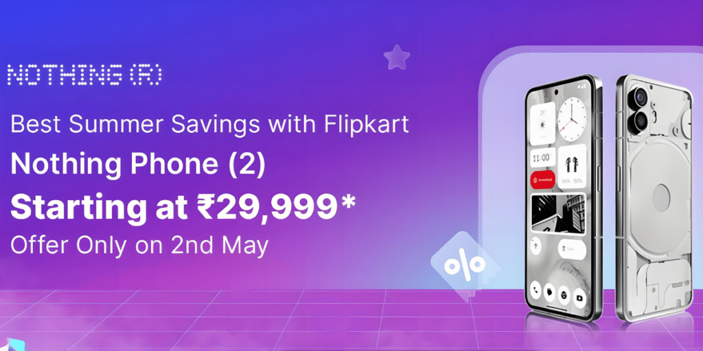 Nothing Phone (2) Available for Rs.29,999
