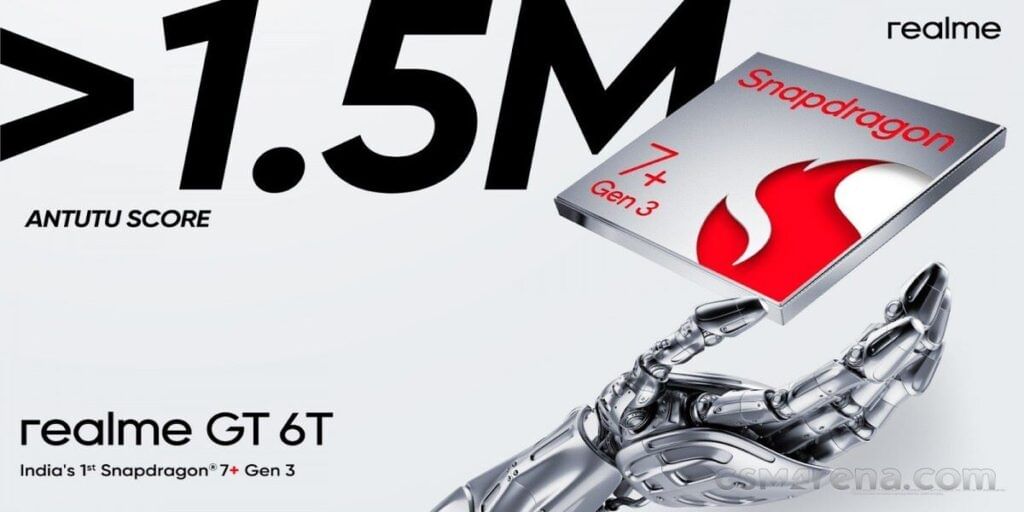 Realme is all set to launch its Realme GT 6T with India's 1st Snapdragon® 7+ Gen 3 flagship chipset.