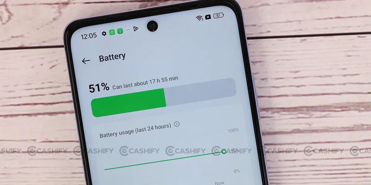 Realme Narzo 70x Battery