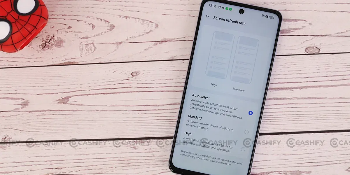 Realme Narzo 70x Refresh Rate