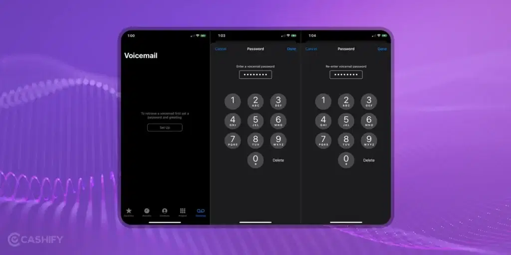 Voicemail settings iPhone