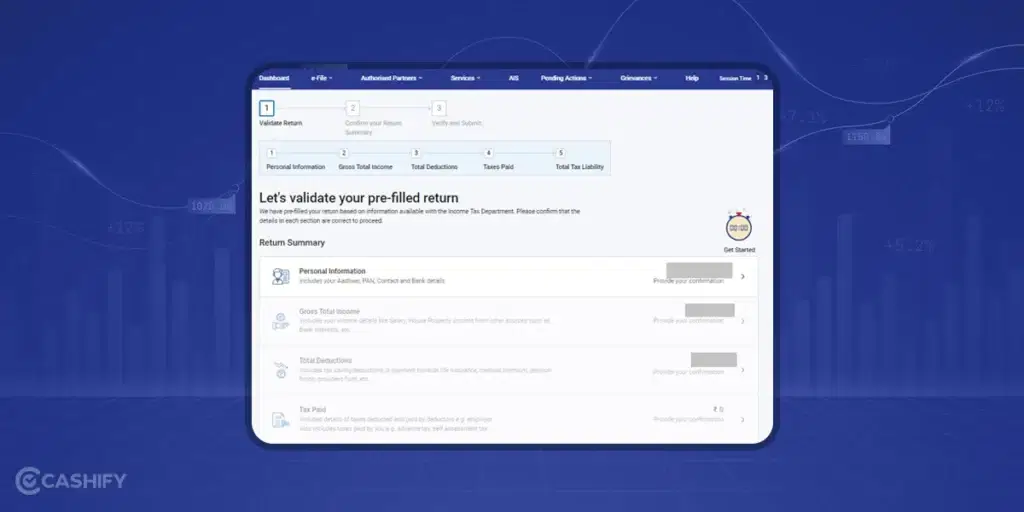Validate ITR Details