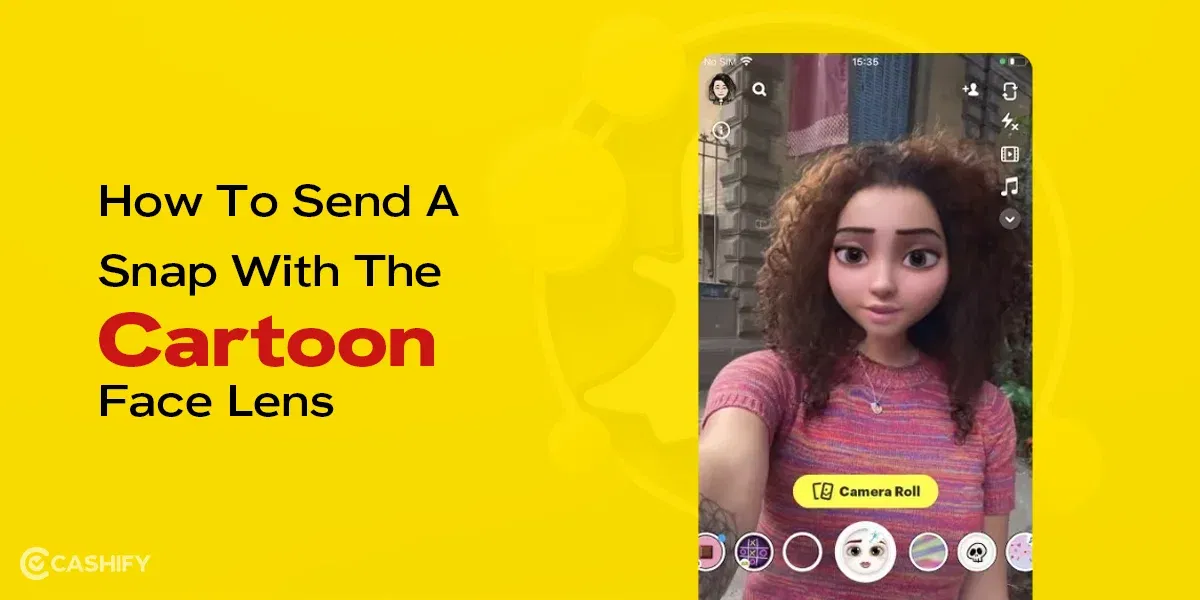 How To Send A Snap With The Cartoon Face Lens? Quick Guide!