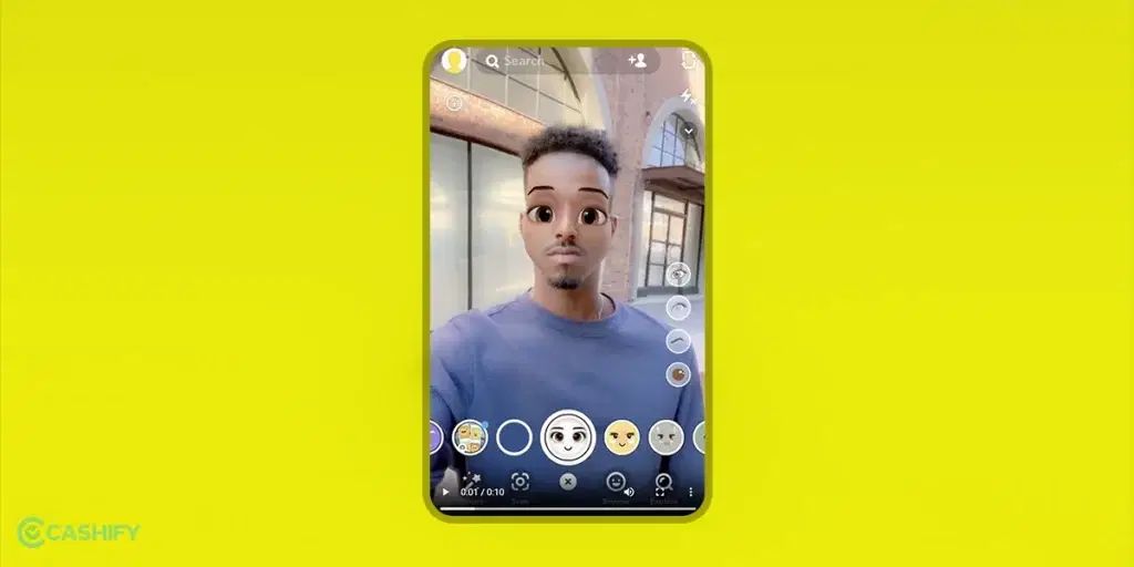 Cartoon Face Lens Snapchat