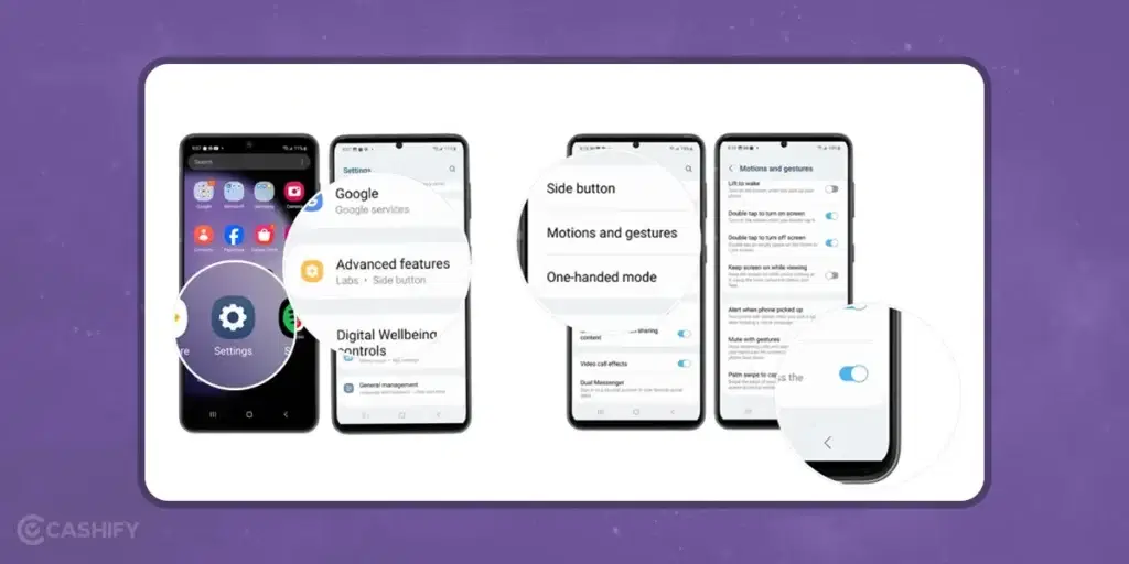 How To Take Screenshots Using Gestures On S23 Series
