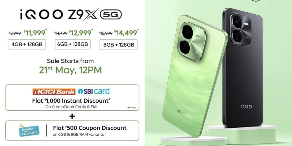 iQOO Z9x 5G Price In India