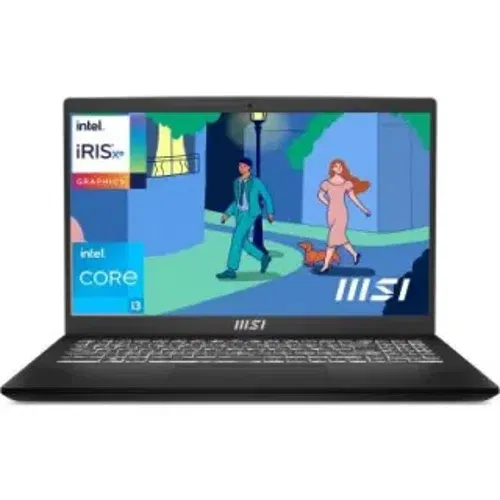 MSI Modern 15 B12MO 612IN Core i3 12th Gen 16 GB 512 GB SSD Windows 11 Front
