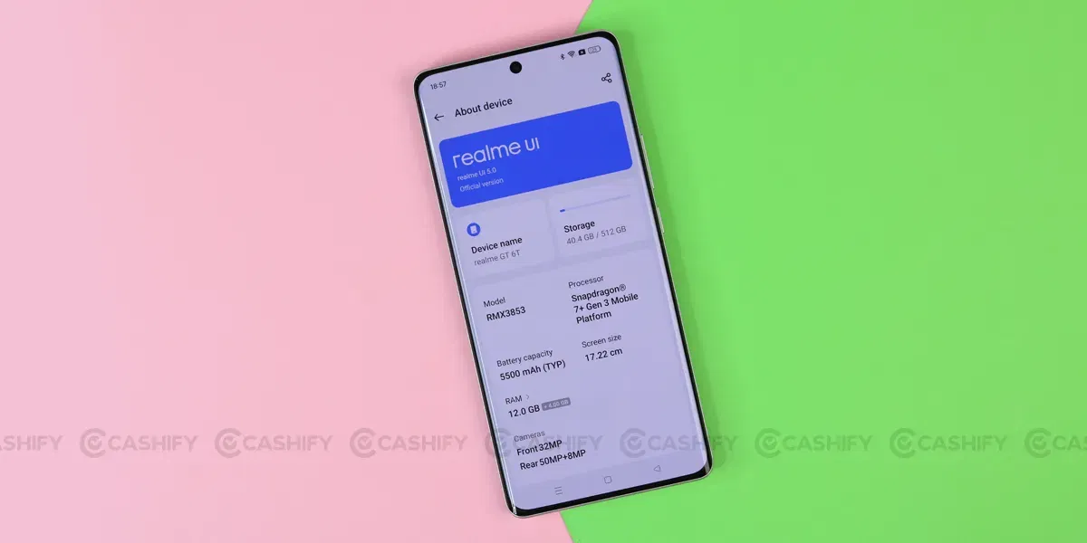 Realme GT 6T Processor