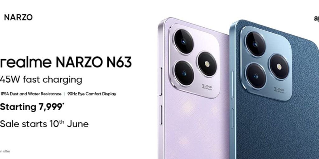 Realme Narzo N63 Price