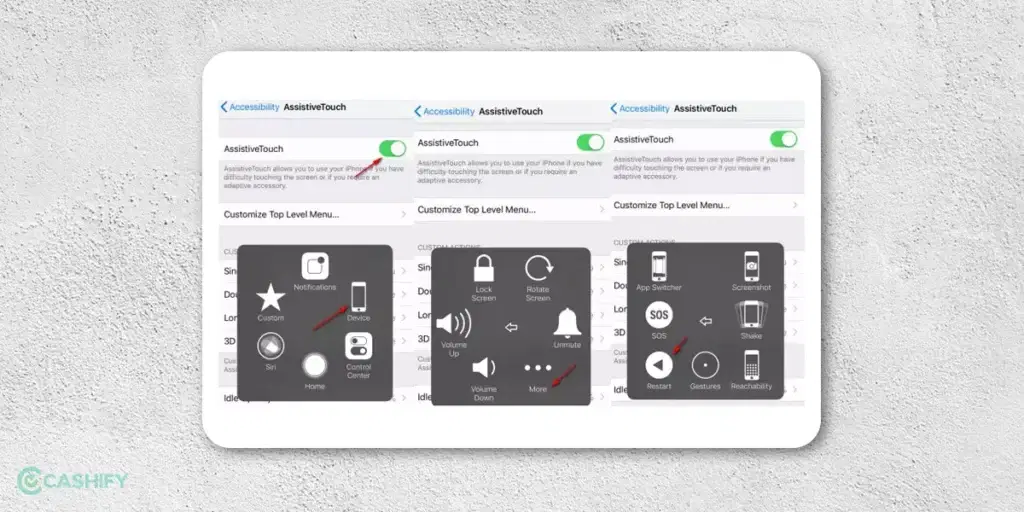 How To Restart Your iPhone Using Assistive Touch