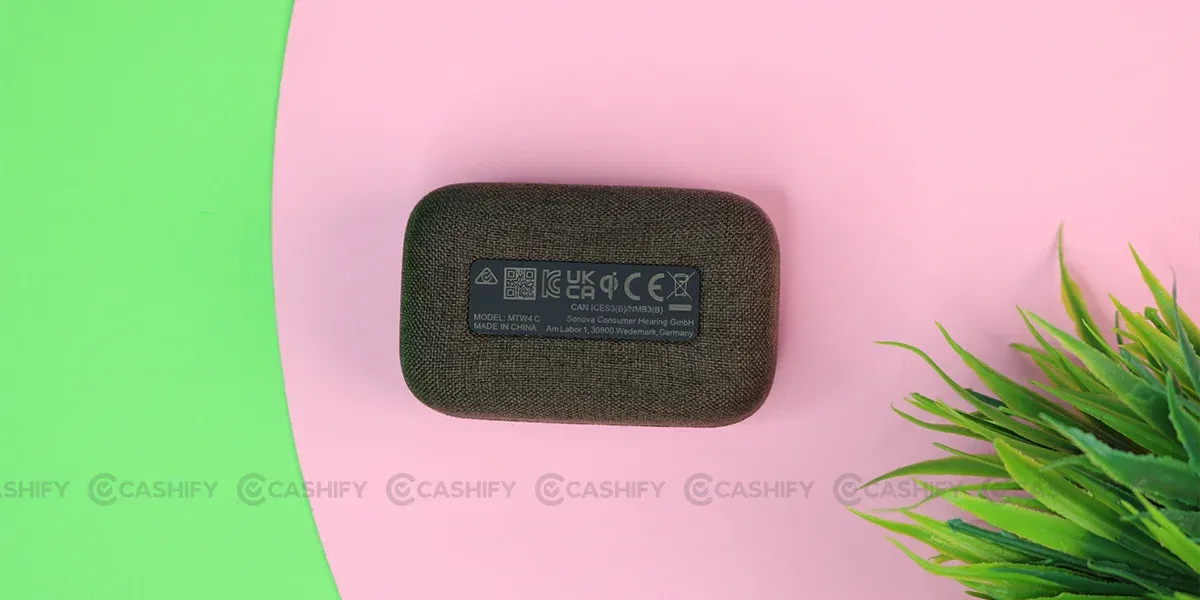 You get the regulatory branding at the bottom of the case