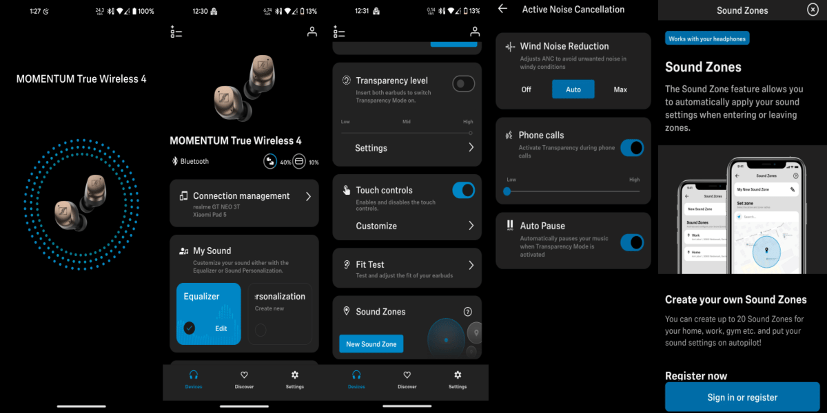 Sennheiser Smart control App Features 1