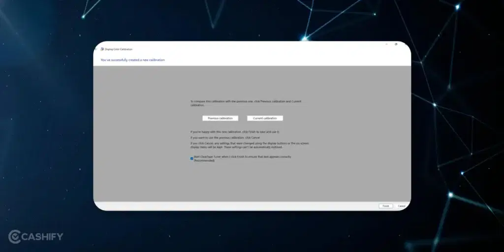 Screen Calibration - step - 6