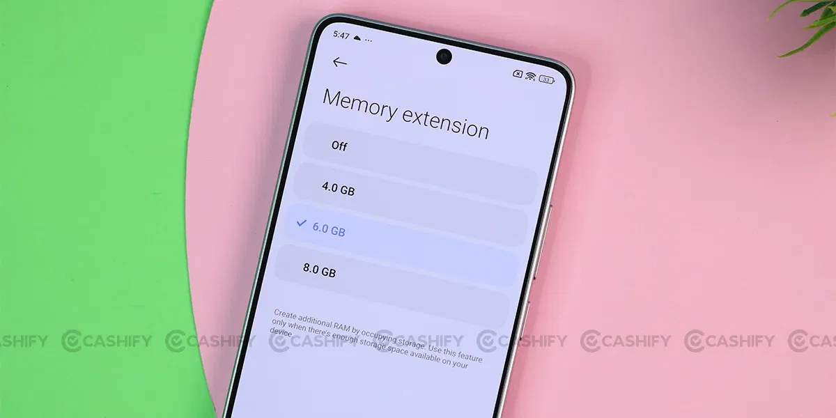 Poco F6 RAM Expansion