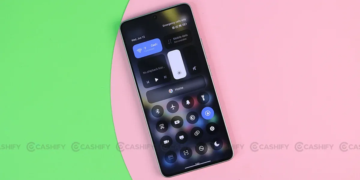 Poco F6 Control Centre