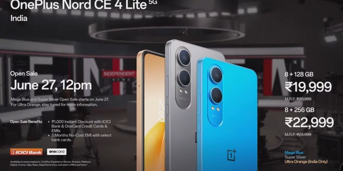 OnePlus Nord CE 4 Lite Price In India
