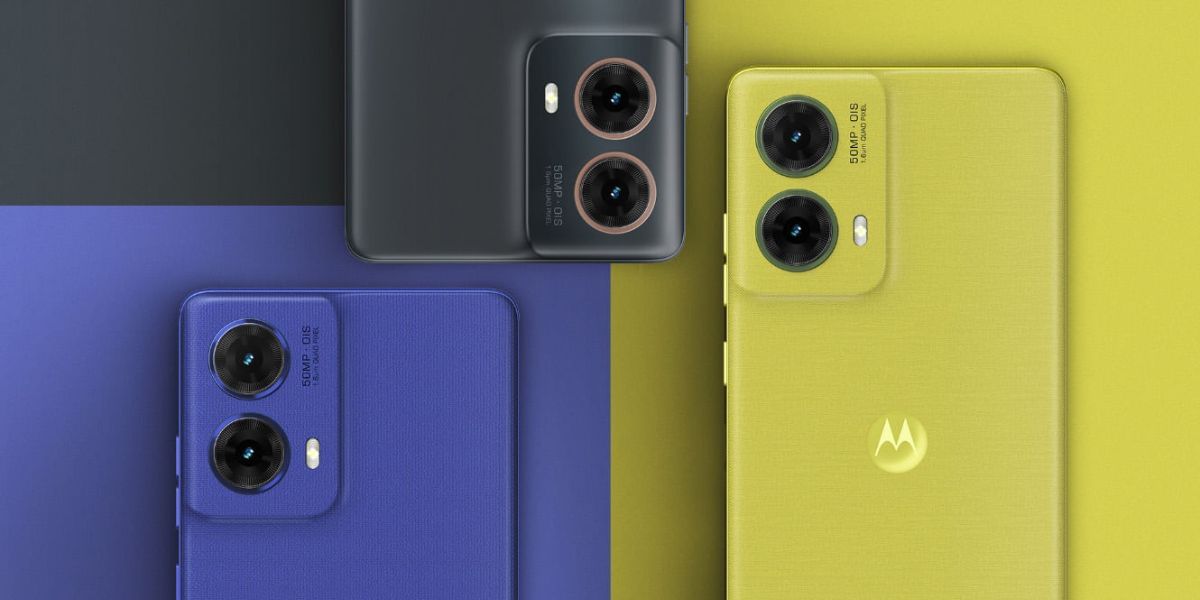 Moto G85 curved display phone