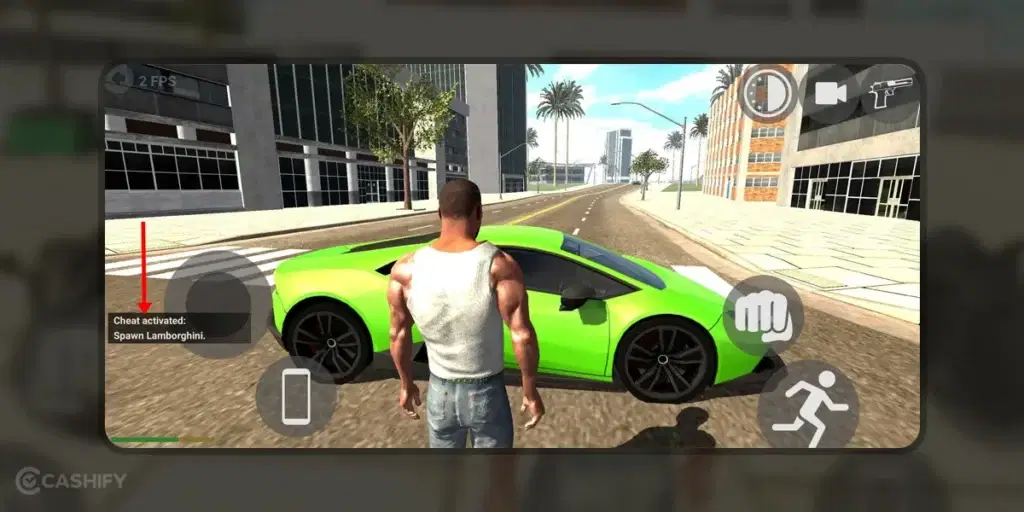 Activate the cheat code