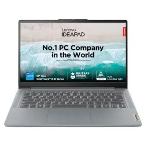 Lenovo IdeaPad Slim 3 83EQ005VIN Core i5 12th Gen 16 GB 512 GB SSD Windows 11 Front