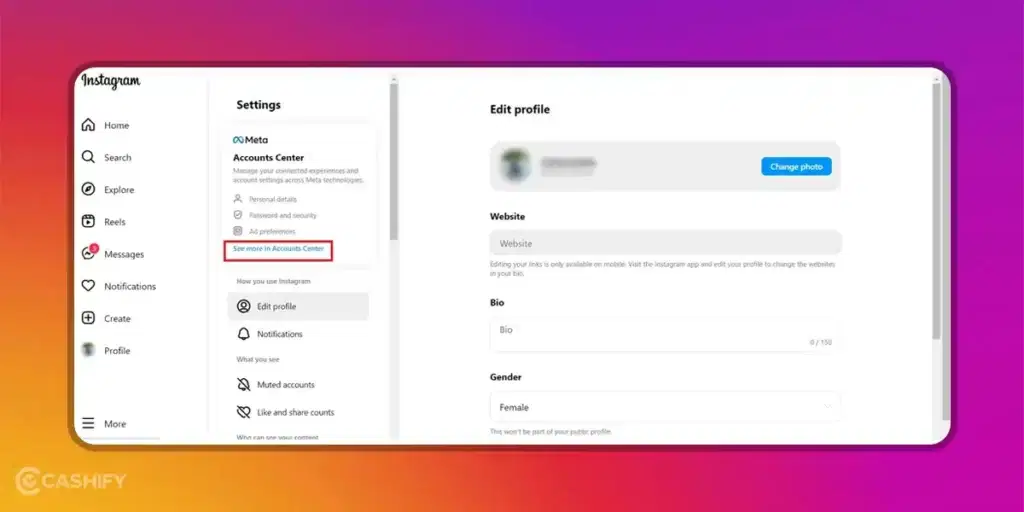 Instagram Login Activity PC - step -4