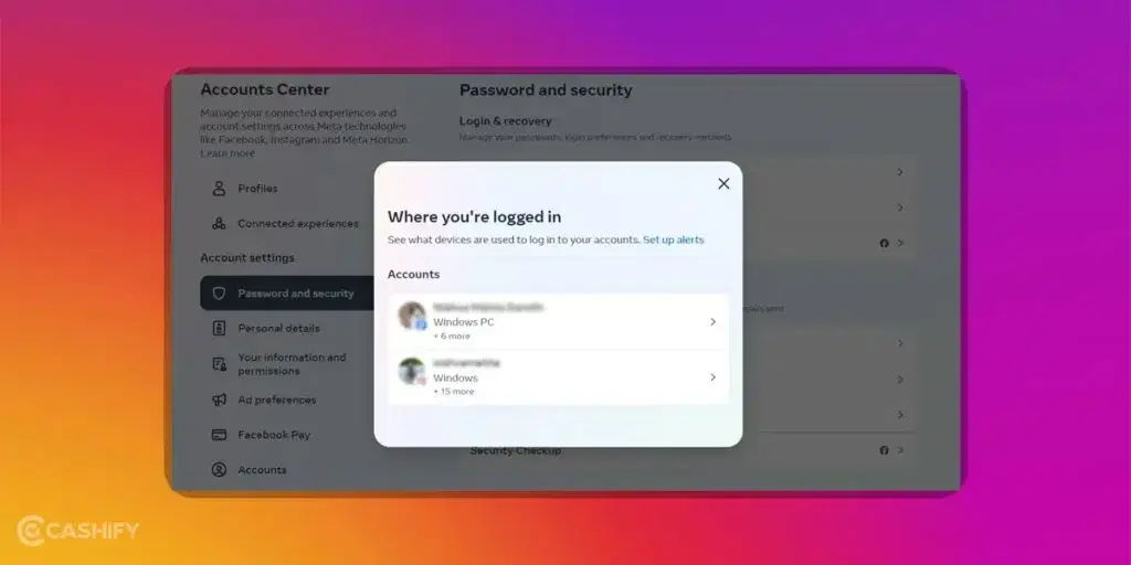 Instagram Login Activity - step - 6
