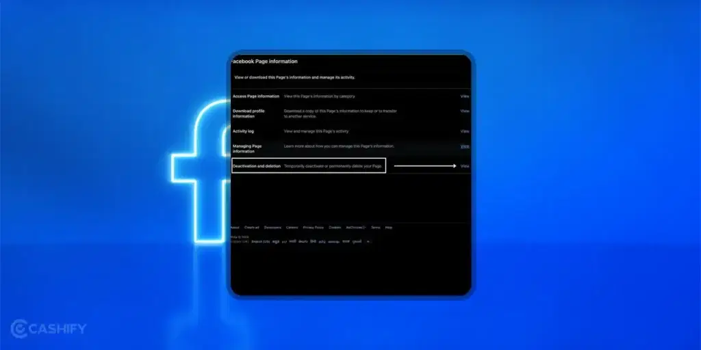 How to Delete a Facebook Page Desktop - step -9