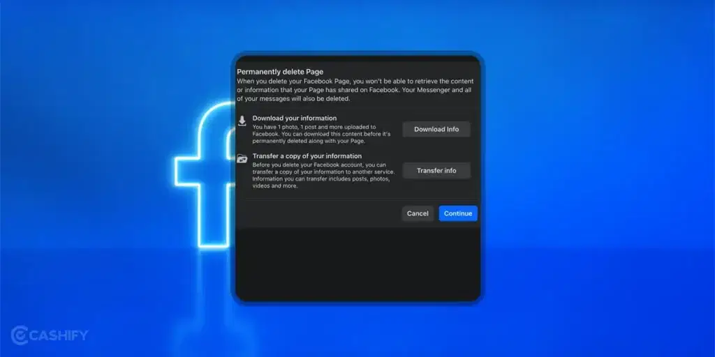 How to Delete a Facebook Page Desktop - step -10