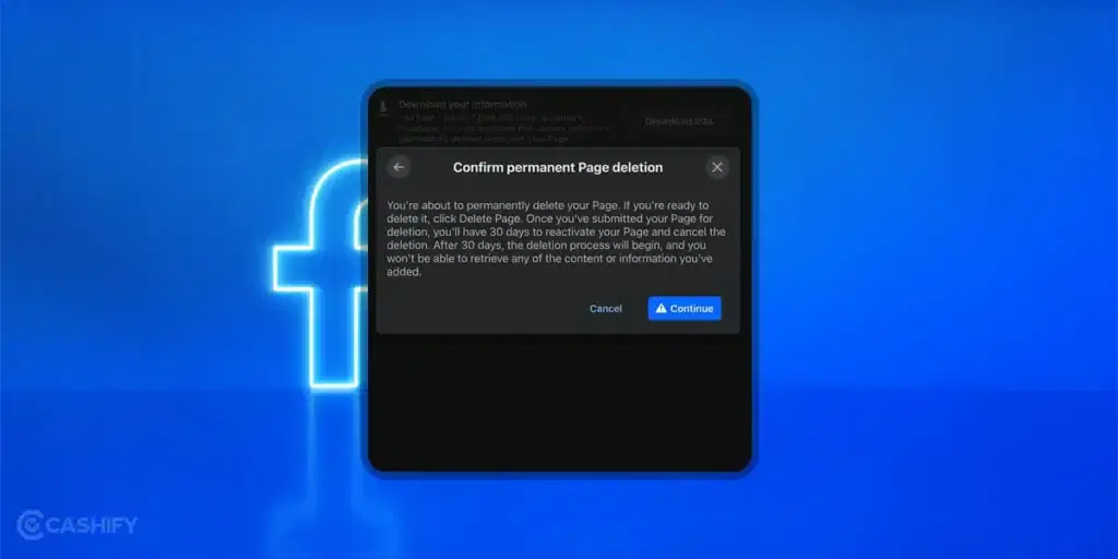 How to Delete a Facebook Page Desktop - step - 12