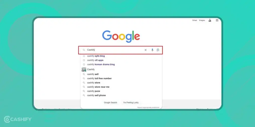 Cashify - Search Engine