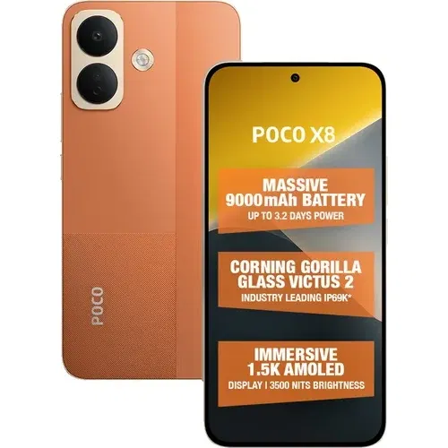 POCO X8 5G Front And Back