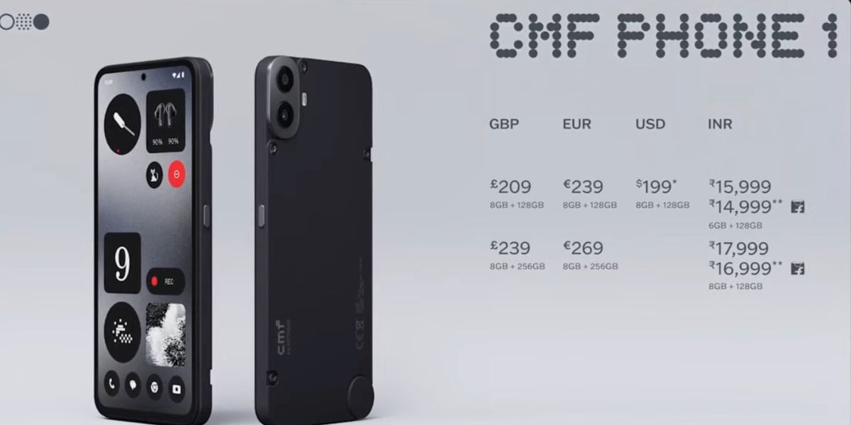 CMF Phone 1 Discount Price Drops to Rs 12,500 on Amazon!