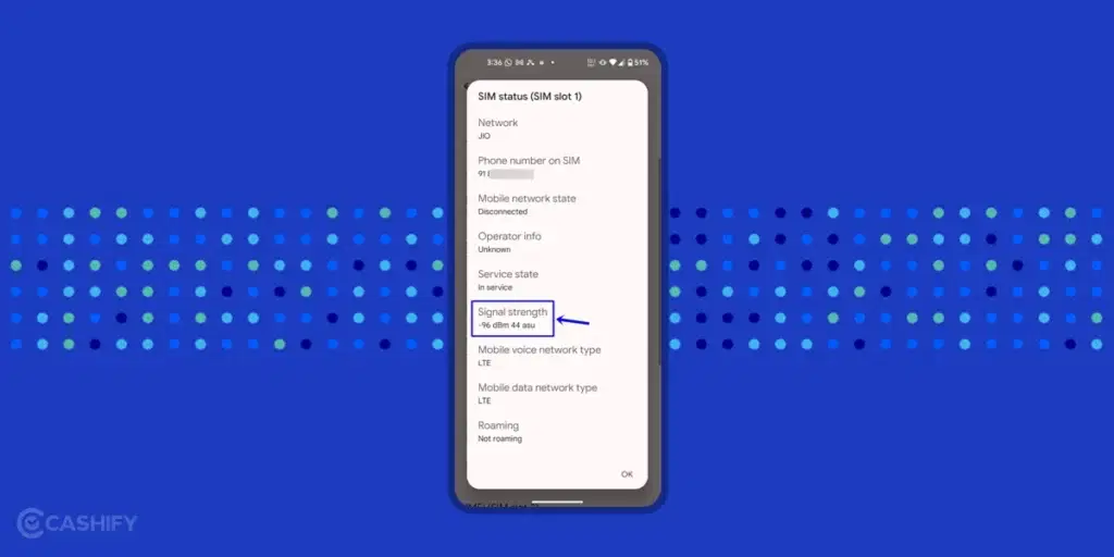 Check network coverage - D