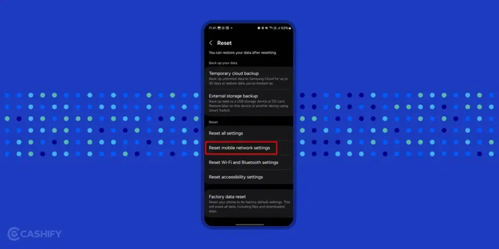 Reset Your Network Settings - step - 3