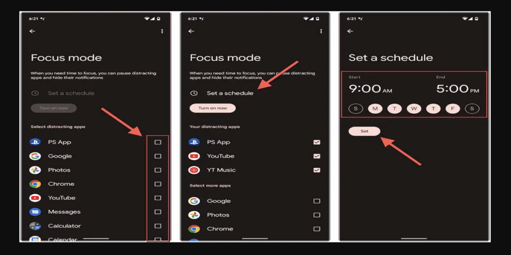 focus mode: how to check screen time on android