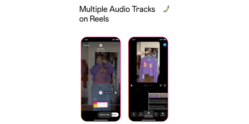 Multiple Audio Tracks On Reels